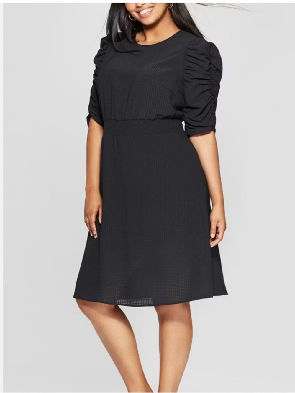Who Want Wear Black Puff Sleeve Dress